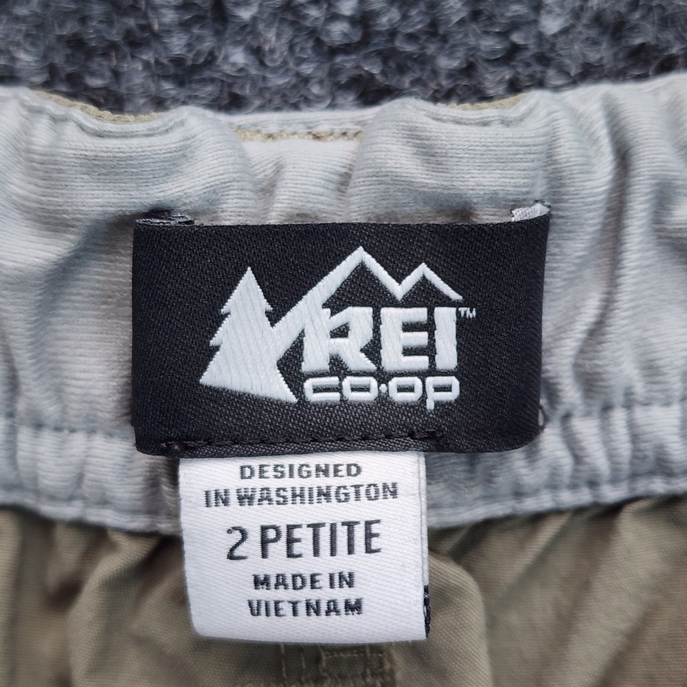 REI Co-op Sahara Women's Convertible Cargo Hiking Camping Travel Pants 2 Petite - Picture 11 of 13